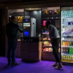 A modern vending machine micro market